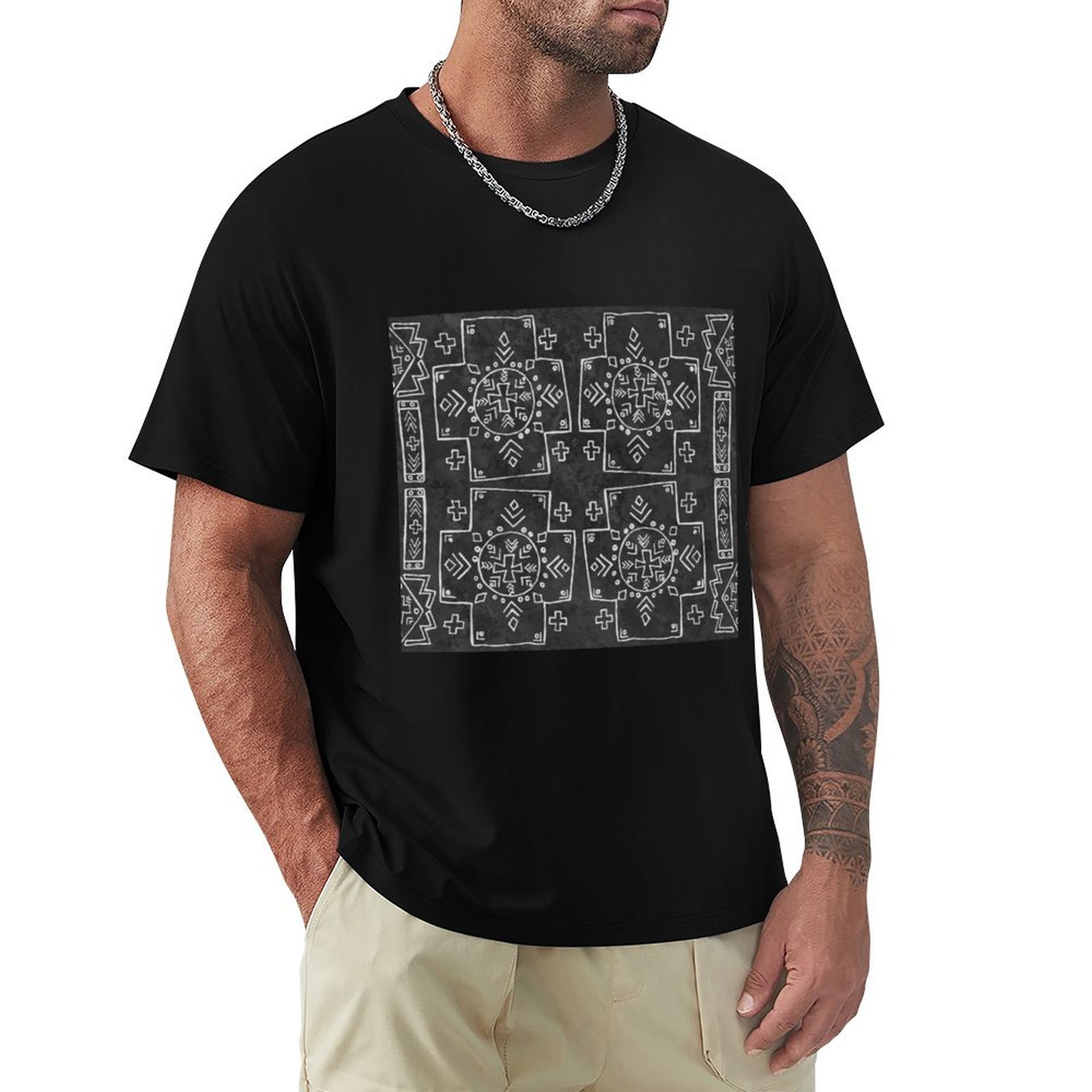 Малийская племенная ткань, кре – обзор и цена Mudcloth Print Top