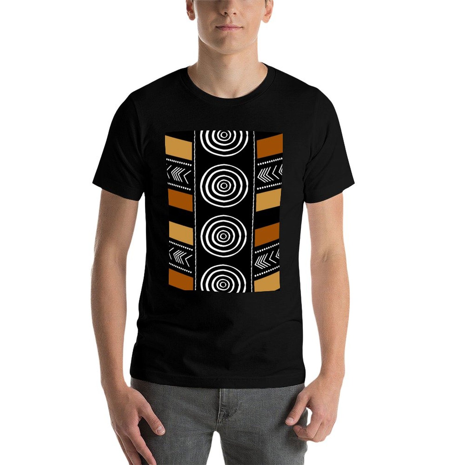 Футболка с принтом в стиле афр – обзор и цена Mudcloth Print Top