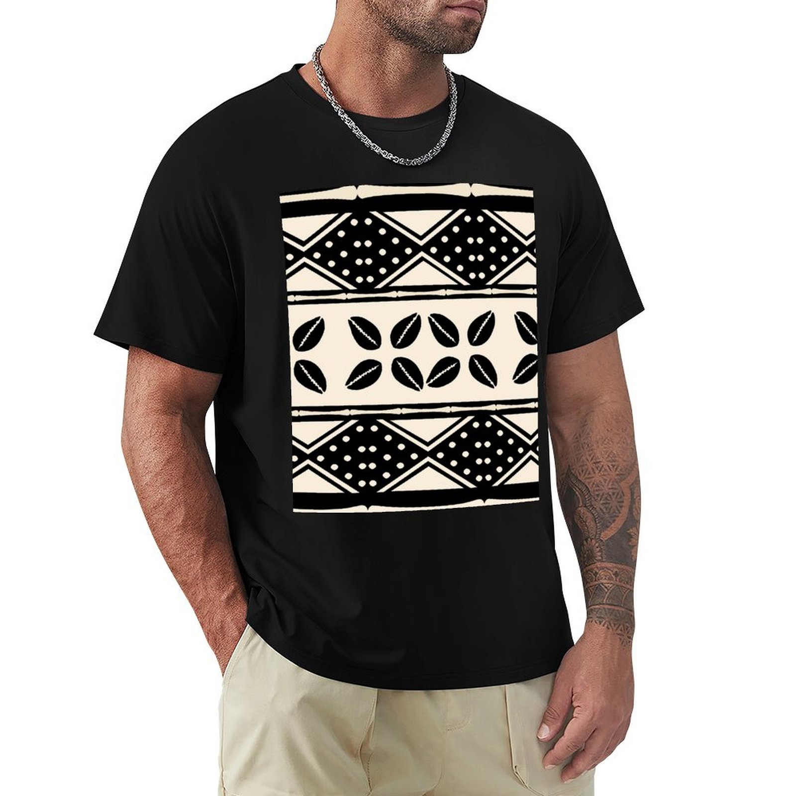 Футболка с абстрактным узором  – обзор и цена Mudcloth Print Top