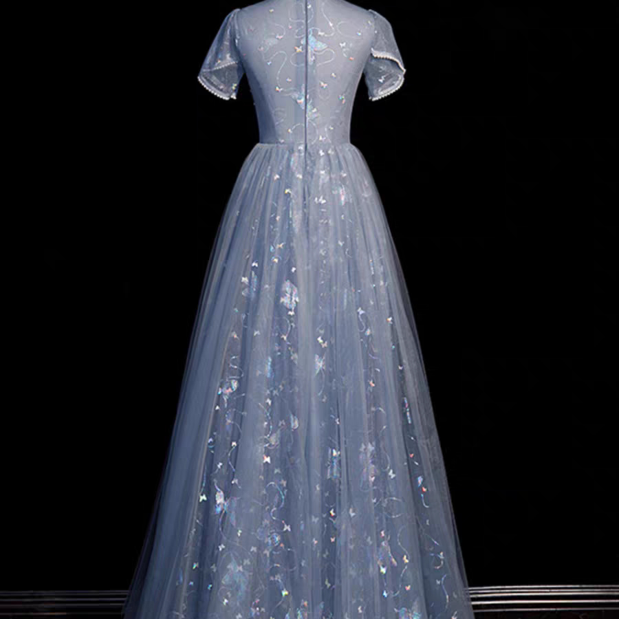 Элегантное синее платье для сц – обзор и цена Ethnic Gown