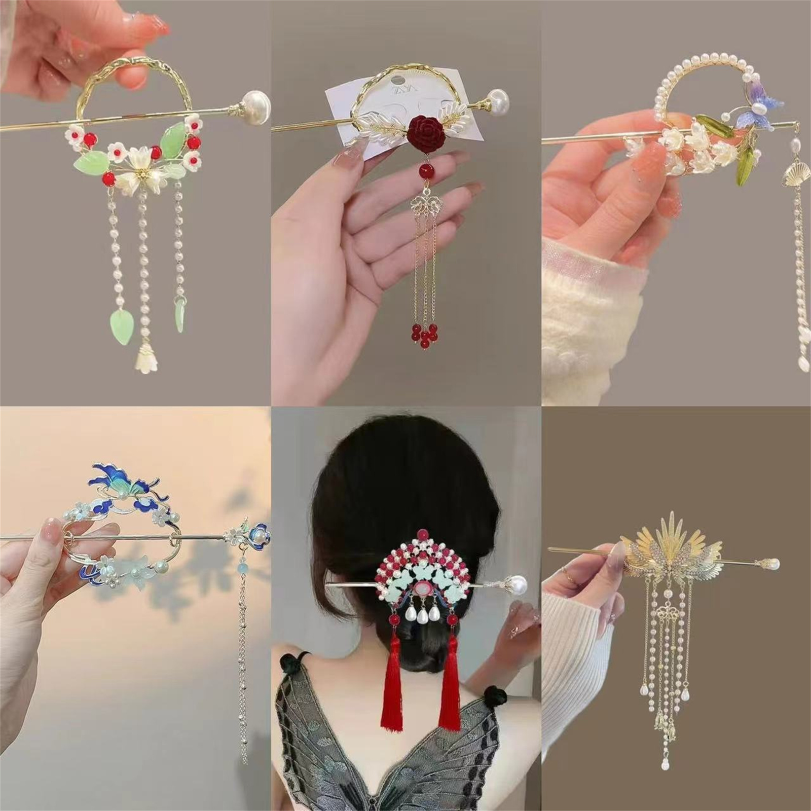 Этническая заколка для волос д – обзор и цена Ethnic Fashion Accessories