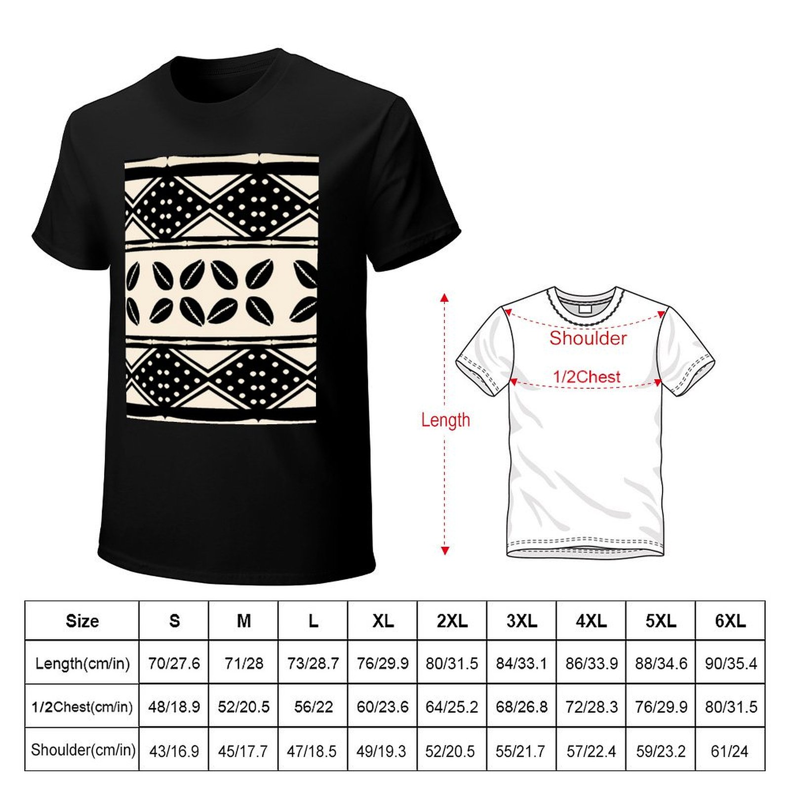Футболка с абстрактным узором  – обзор и цена Mudcloth Print Top