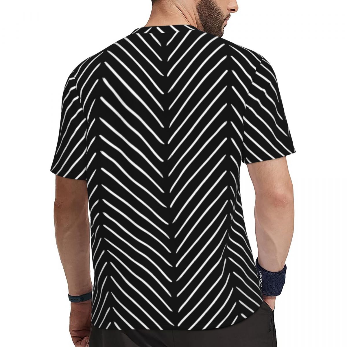 Sportswear T-Shirt Male Retro  – обзор и цена Mudcloth Print Top