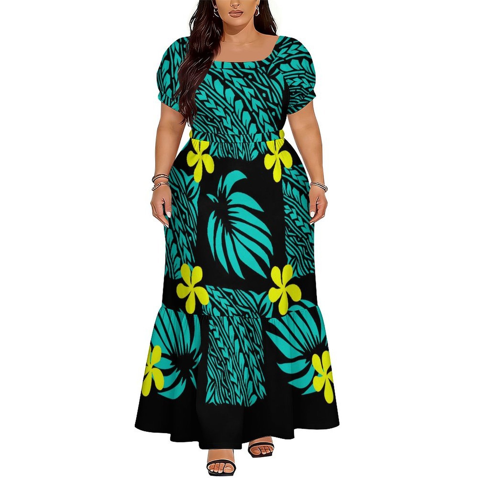 Длинное платье в полинезийском – обзор и цена Ethnic Gown