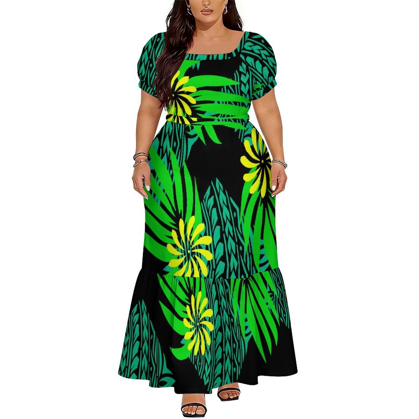 Длинное платье в полинезийском – обзор и цена Ethnic Gown