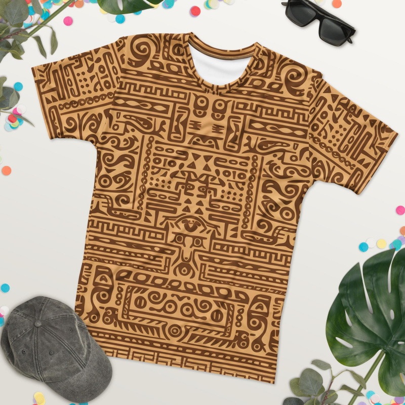 Мужская футболка с африканским – обзор и цена Mudcloth Print Top