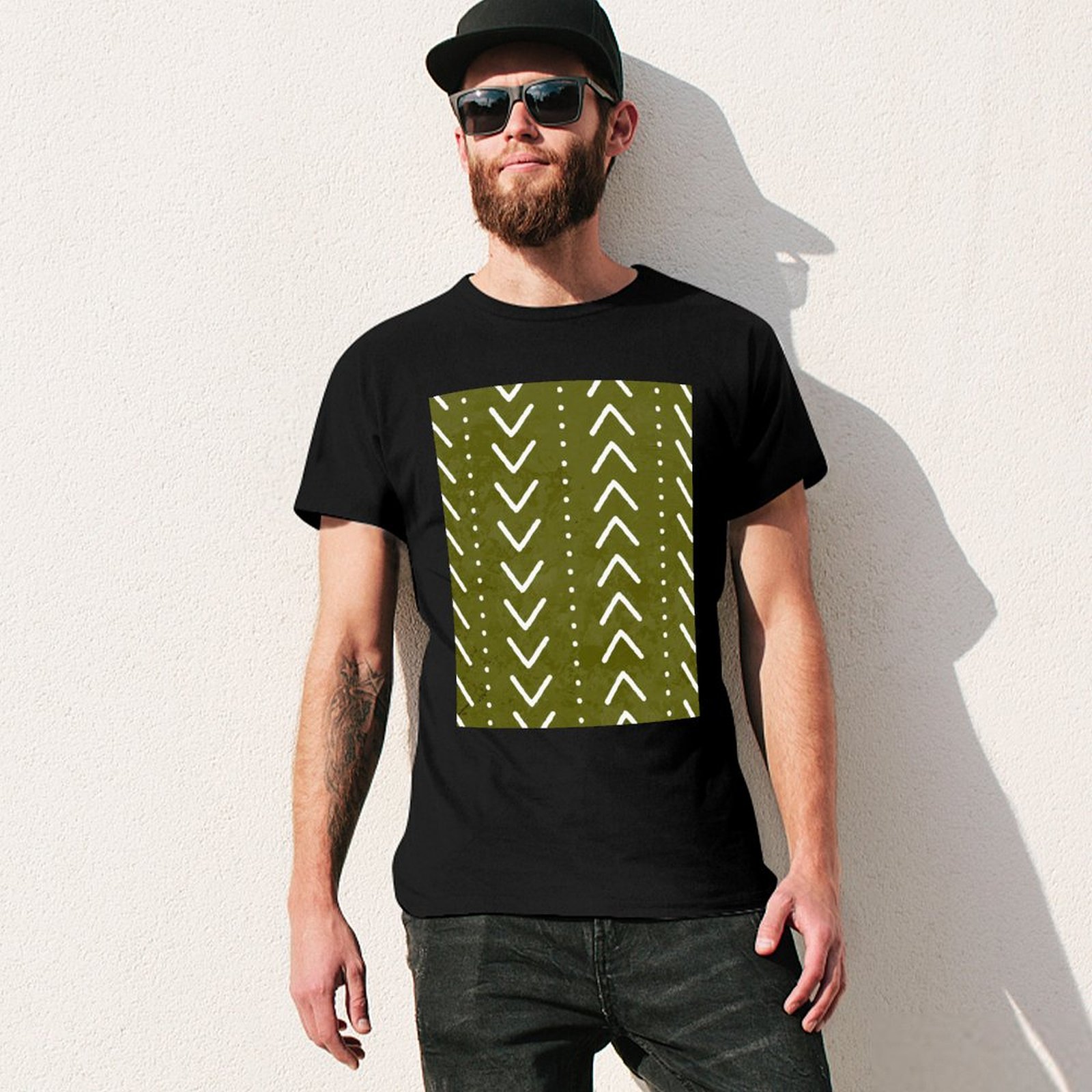 Футболка с узором в виде стрел – обзор и цена Mudcloth Print Top