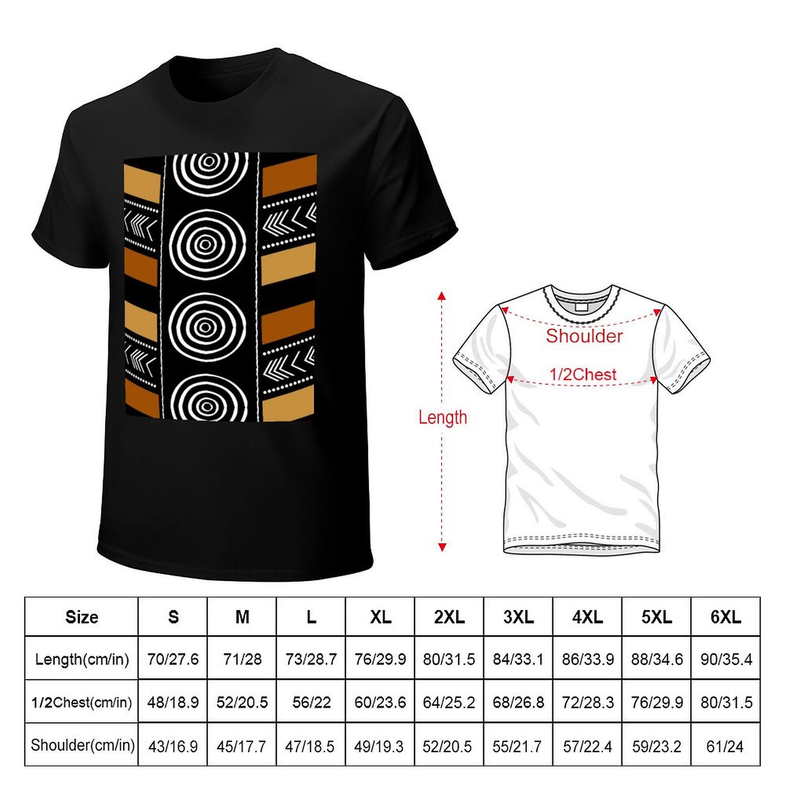Футболка с африканским художес – обзор и цена Mudcloth Print Top