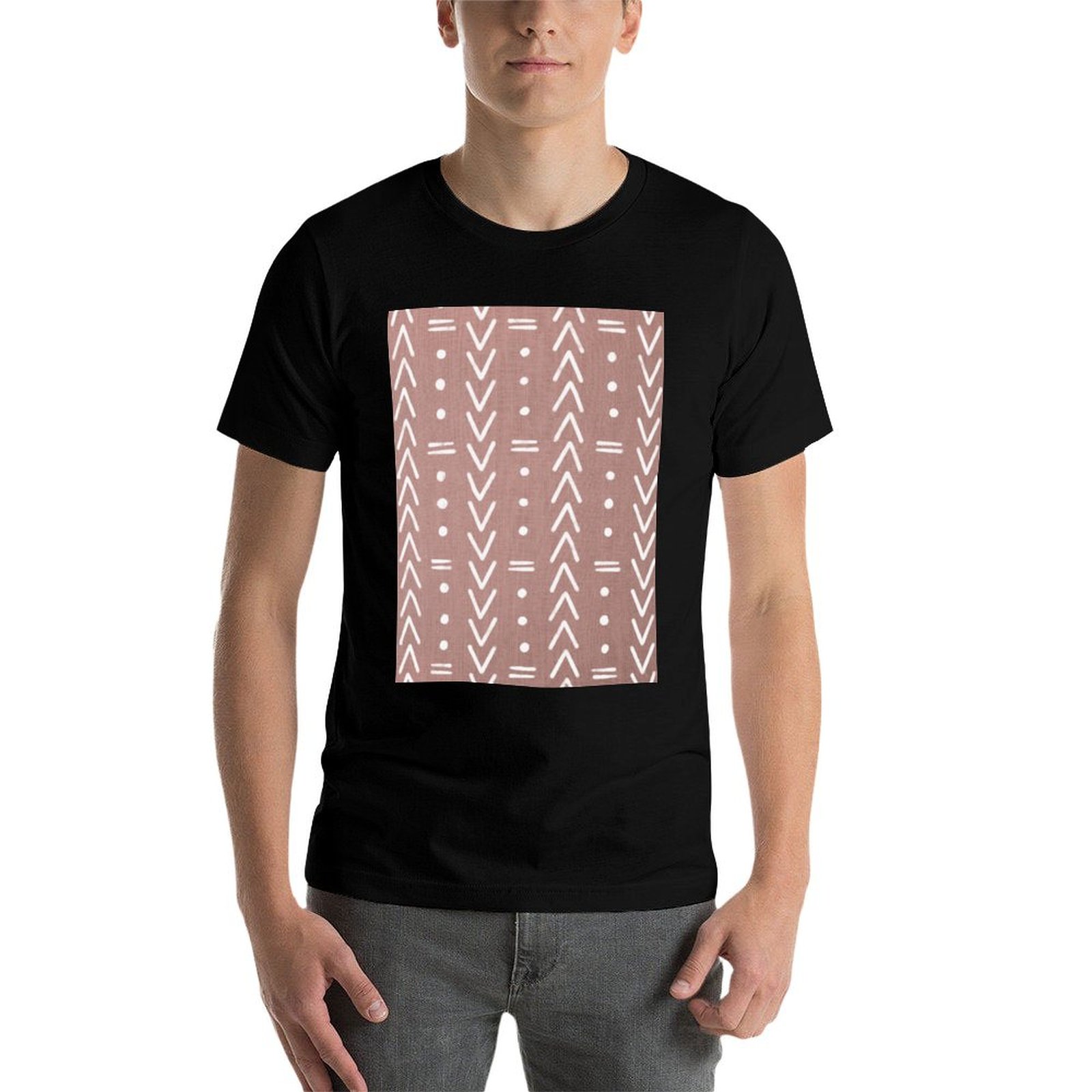Футболка Mudcloth с белыми гео – обзор и цена Mudcloth Print Top
