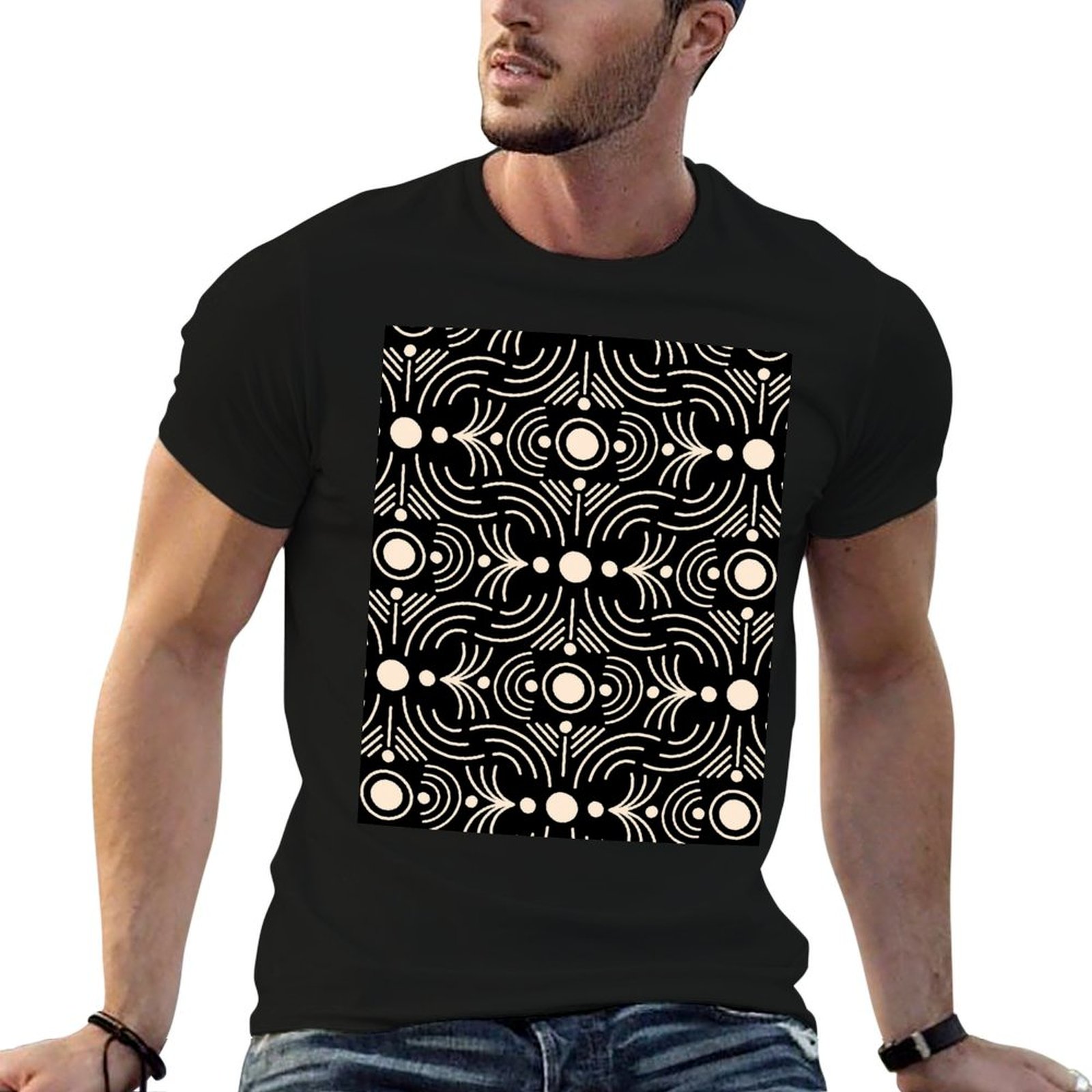 Футболка в стиле бохо с геомет – обзор и цена Mudcloth Print Top