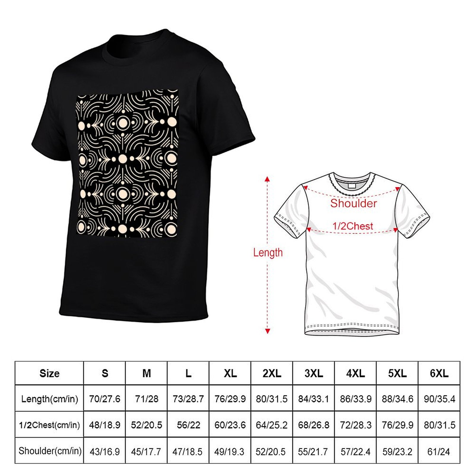 Футболка в стиле бохо с геомет – обзор и цена Mudcloth Print Top