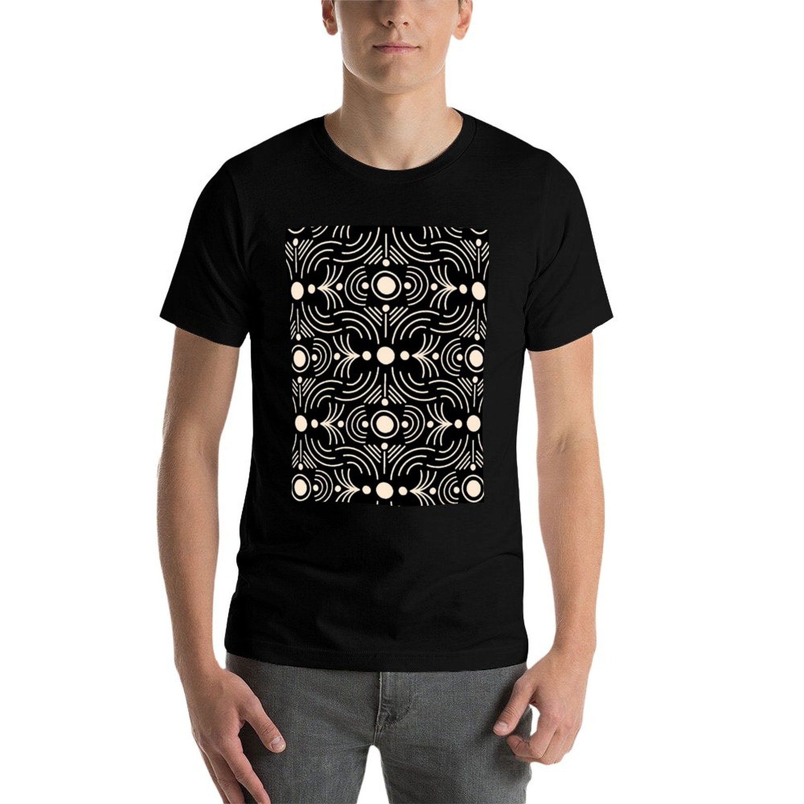 Футболка в стиле бохо с геомет – обзор и цена Mudcloth Print Top