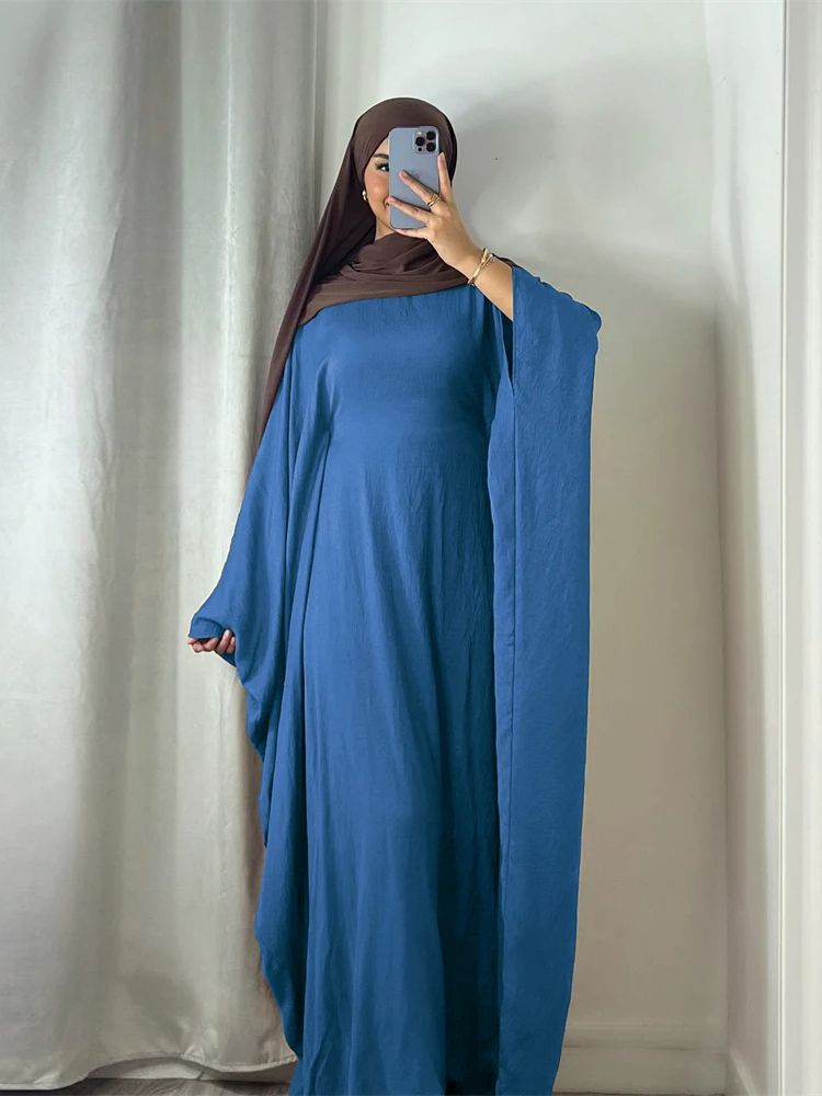 Рамадан Ид Мягкий креп Химар Л – обзор и цена Ethnic Gown