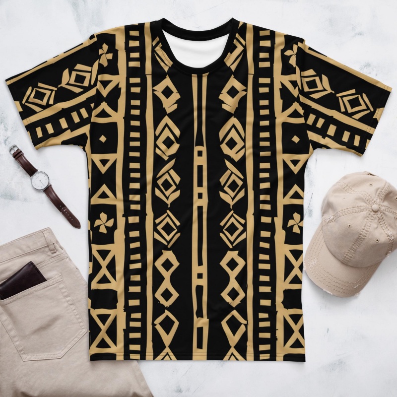 Мужская футболка с африканским – обзор и цена Mudcloth Print Top