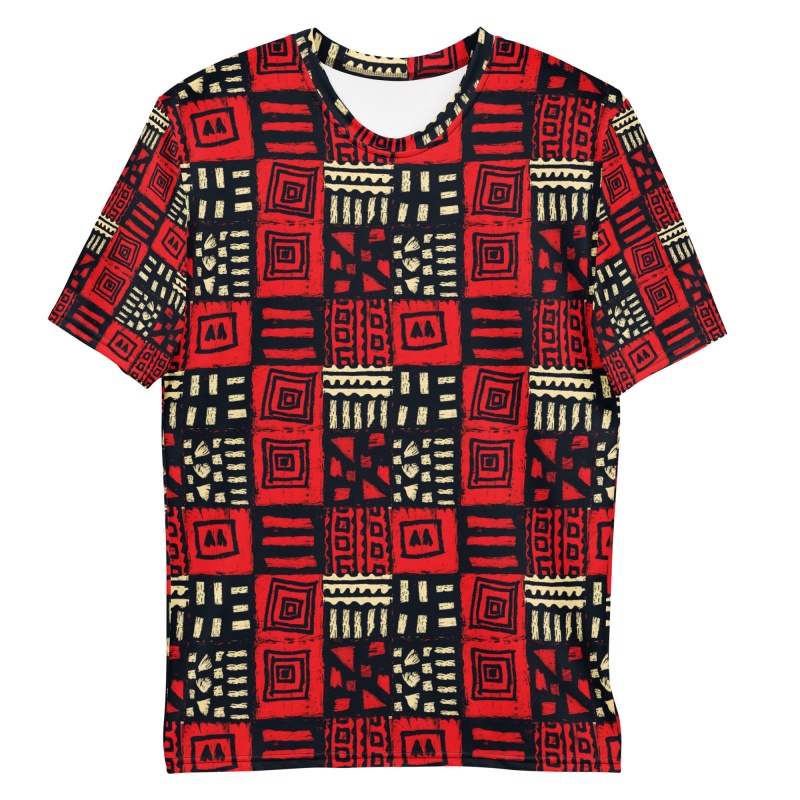 Мужская футболка с африканским – обзор и цена Mudcloth Print Top